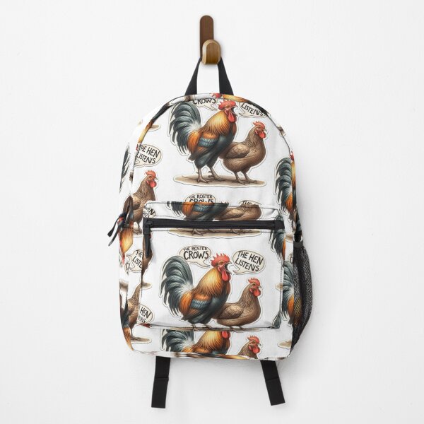 Item preview, "The rooster crows, the hen listens" designed and sold by jardraz.
