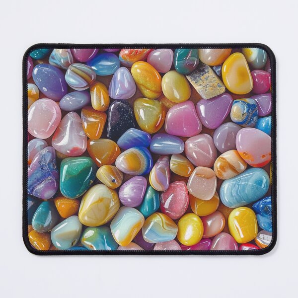 Item preview, Pebbles Colorful Shiny Pattern designed and sold by NicolasGlowArt.