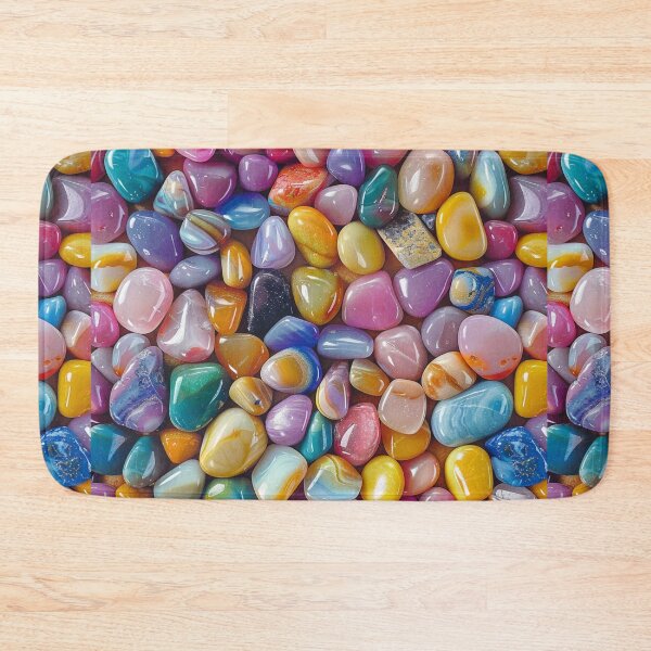Item preview, Pebbles Colorful Shiny Pattern designed and sold by NicolasGlowArt.