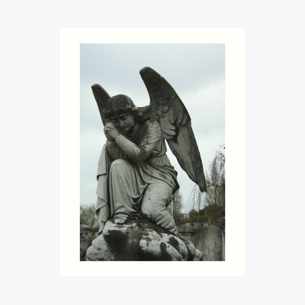 Grave Angel Art Print