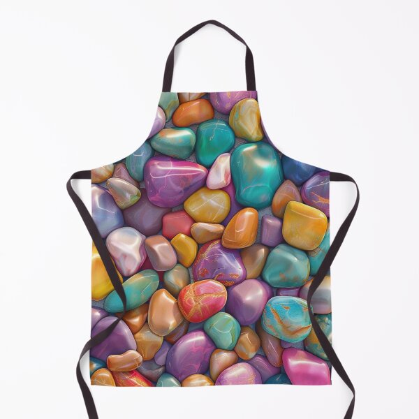 Item preview, Tiny Shiny Colorful Stones Pattern designed and sold by NicolasGlowArt.