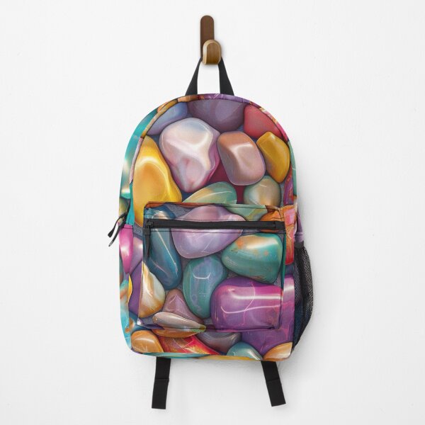 Item preview, Tiny Shiny Colorful Stones Pattern designed and sold by NicolasGlowArt.