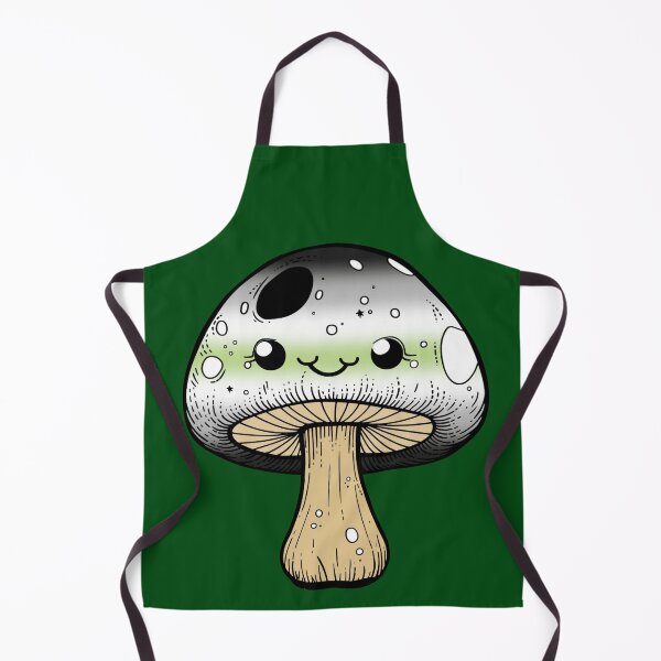 Item preview, Cute Agender Pride Flag Mushroom, Kawaii Agender Mushroom Design designed and sold by Travelslightly.