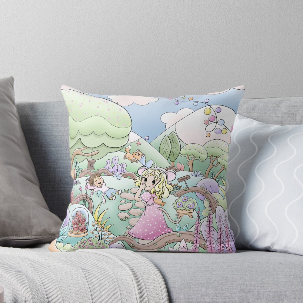 Item preview, Throw Pillow designed and sold by Pilou-Pixel.