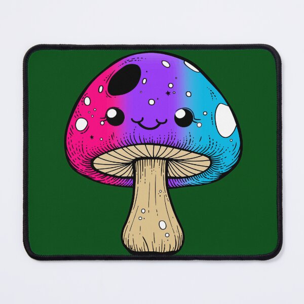 Item preview, Cute Androgynous Pride Flag Mushroom, Kawaii Androgynous Mushroom Design designed and sold by Travelslightly.