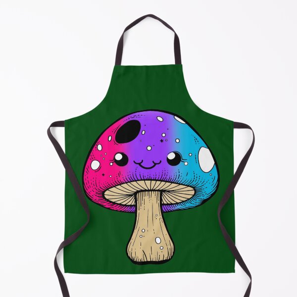 Item preview, Cute Androgynous Pride Flag Mushroom, Kawaii Androgynous Mushroom Design designed and sold by Travelslightly.