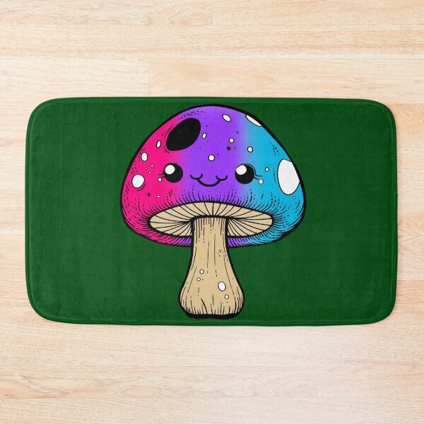 Item preview, Cute Androgynous Pride Flag Mushroom, Kawaii Androgynous Mushroom Design designed and sold by Travelslightly.