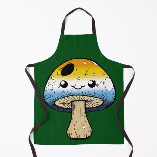 Item preview, Cute AroAce Pride Flag Mushroom, Kawaii AroAce Mushroom Design designed and sold by Travelslightly.