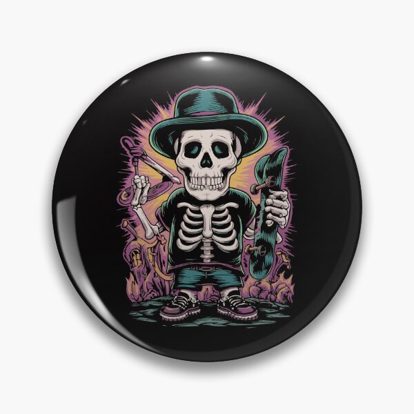Item preview, Skull skateboarding(Back) designed and sold by gittuska11.