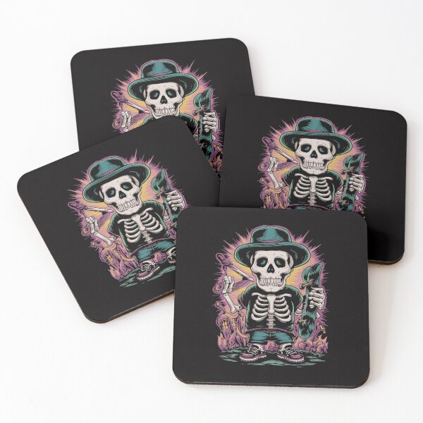 Item preview, Skull skateboarding(Back) designed and sold by gittuska11.