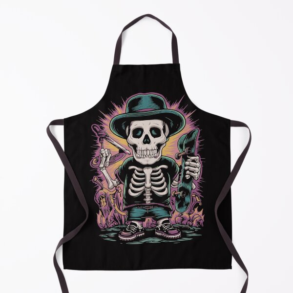 Item preview, Skull skateboarding(Back) designed and sold by gittuska11.