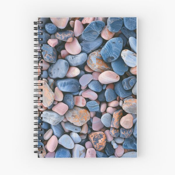 Item preview, Pink and Blue Pebbles designed and sold by NicolasGlowArt.
