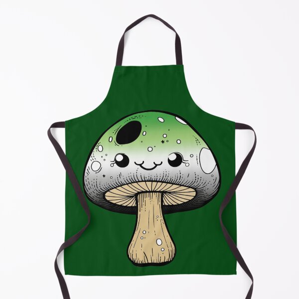 Item preview, Cute Aromantic Pride Flag Mushroom, Kawaii Aromantic Mushroom Design designed and sold by Travelslightly.