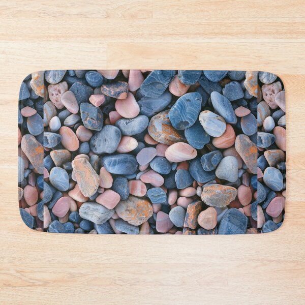 Item preview, Pink and Blue Pebbles designed and sold by NicolasGlowArt.