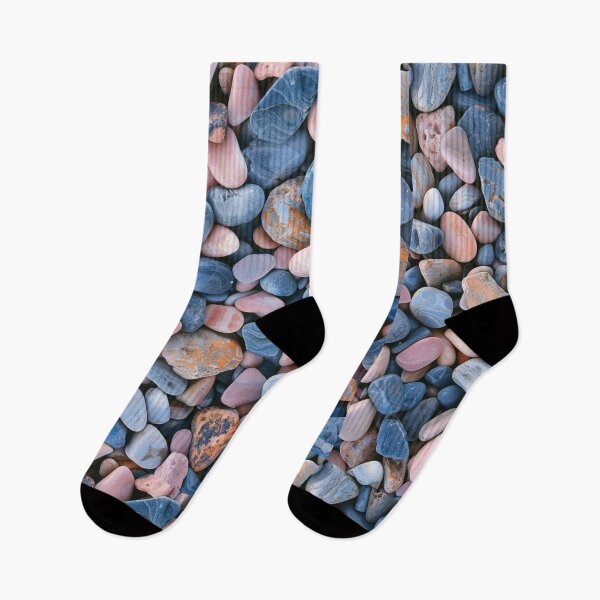 Item preview, Pink and Blue Pebbles designed and sold by NicolasGlowArt.