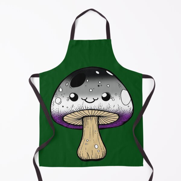 Item preview, Cute Asexual Pride Flag Mushroom, Kawaii Ace Mushroom Design designed and sold by Travelslightly.