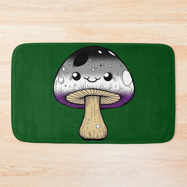 Item preview, Cute Asexual Pride Flag Mushroom, Kawaii Ace Mushroom Design designed and sold by Travelslightly.