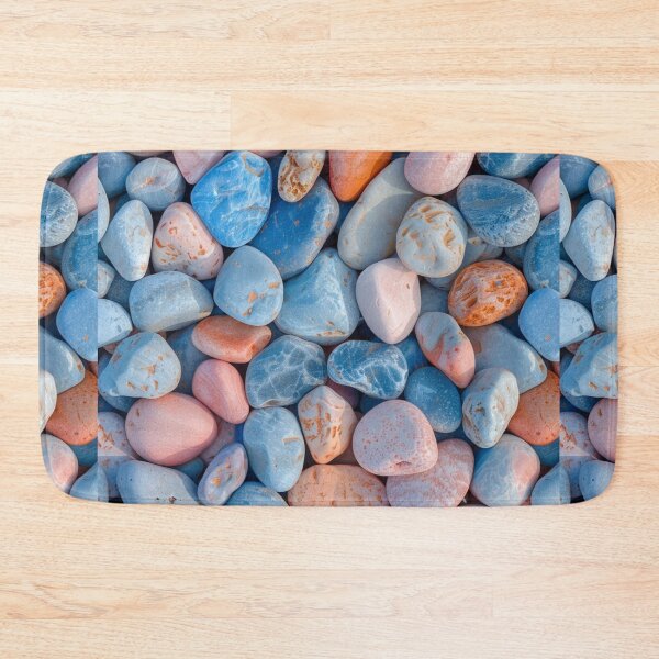 Item preview, Pastel Pink and Blue Pebbles designed and sold by NicolasGlowArt.