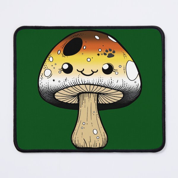 Item preview, Cute Gay Bear Pride Flag Mushroom, Kawaii Bear Mushroom Design designed and sold by Travelslightly.