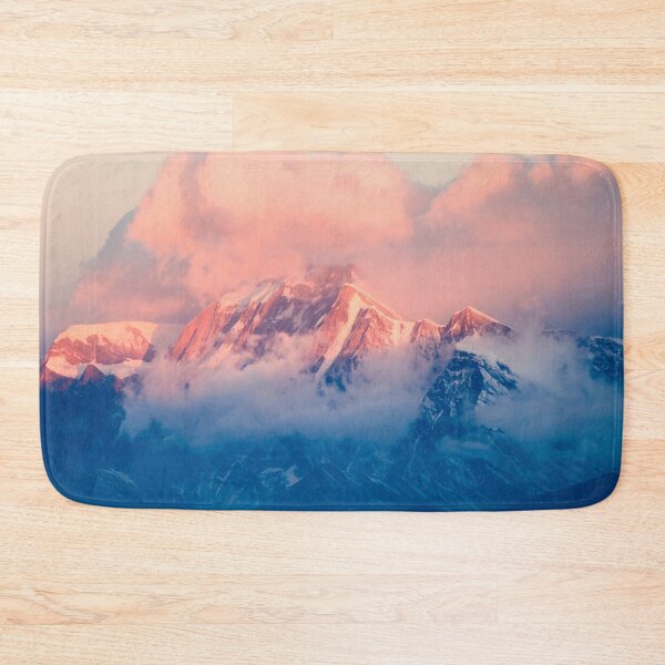 Item preview, Snow Mountain at Pink Sunset designed and sold by TravelDream.