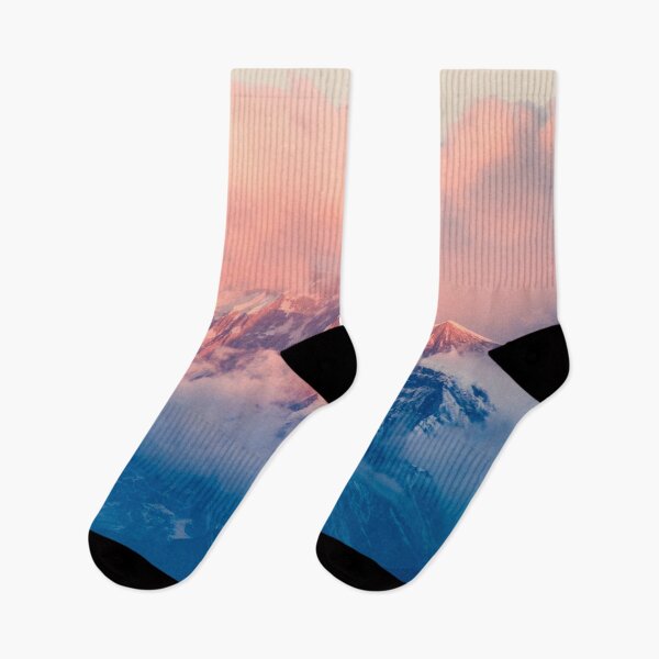 Item preview, Snow Mountain at Pink Sunset designed and sold by TravelDream.