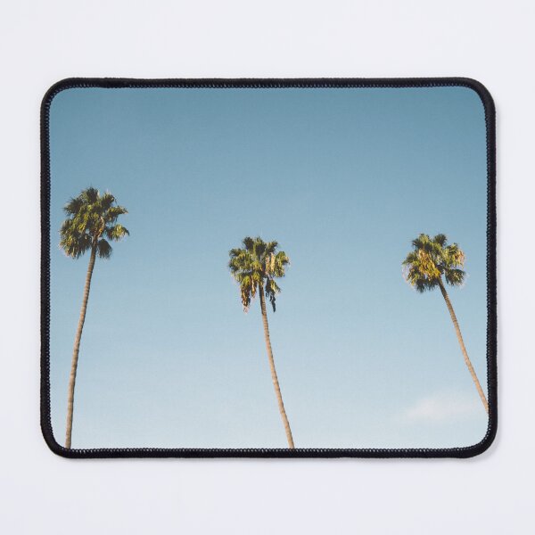 Item preview, Three Palm Trees Blue Sky California designed and sold by TravelDream.