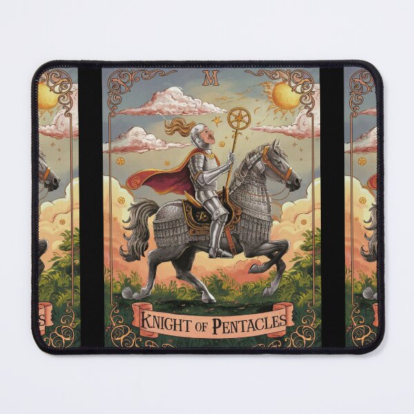 Item preview, Tarot Card - Knight of Pentacles designed and sold by ZodiacWonders.