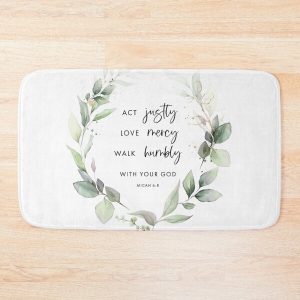 Item preview, Micah 6:8 Act Justly Love Mercy Walk Humbly designed and sold by KAMdesignhaus.