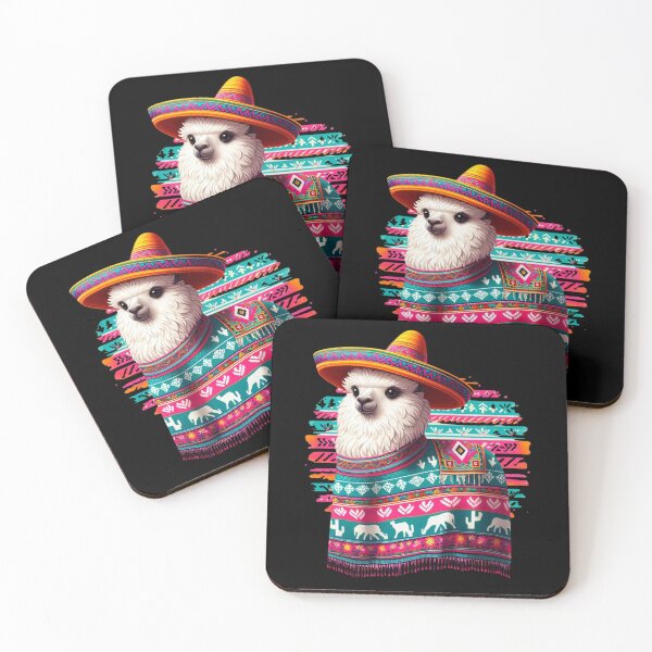 Item preview, Funny Mexican Llama Poncho, Cinco De Mayo Party,  Gift For Mexicans, 05 05 2024 designed and sold by ArtByKatti.