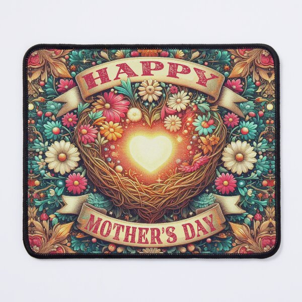 Item preview, Happy Mothers Day Glowing Heart in the Nest designed and sold by Illuministique.