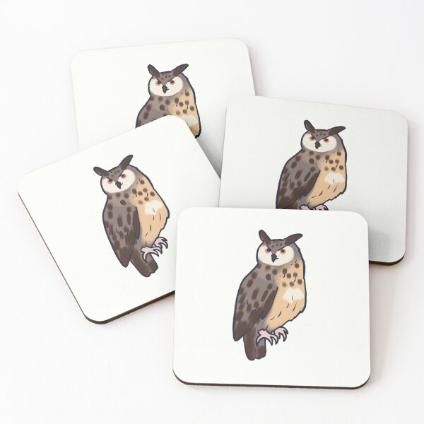 Item preview, great horned owl designed and sold by Mayarart.