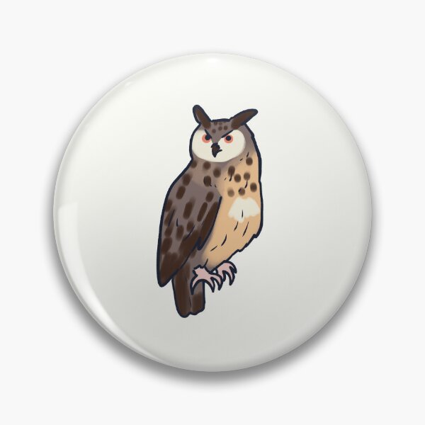 Item preview, great horned owl designed and sold by Mayarart.