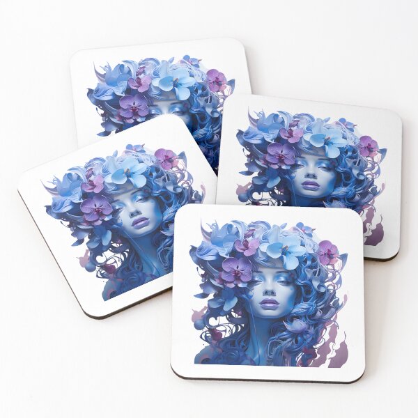 Artikelvorschau, Ultramarine Mirage: Orchideenessenz entworfen und verkauft von AI-Only Creations.