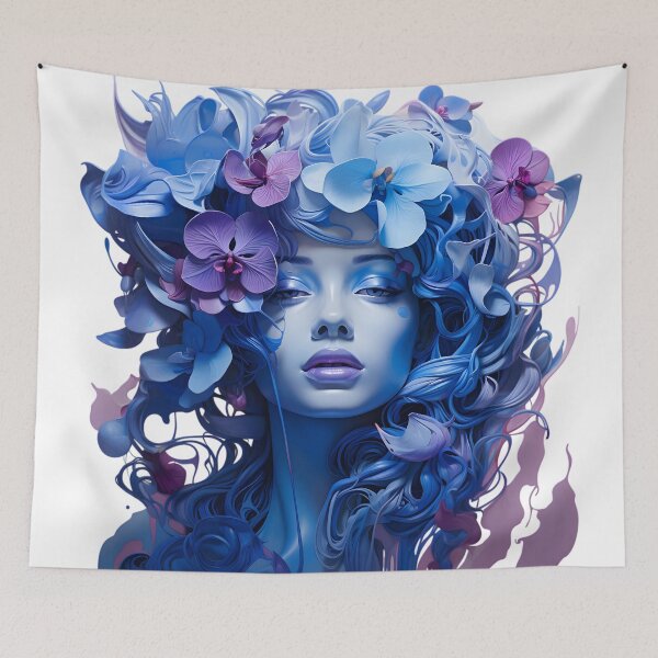 Item preview, Ultramarine Mirage: Orchid Essence designed and sold by AI-Only Creations.