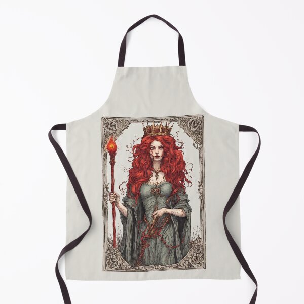 Item preview, Queen Of Wands Tarot Lover Gift Idea designed and sold by RakelMacc.