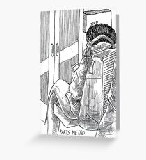 Paris Metro Greeting Card
