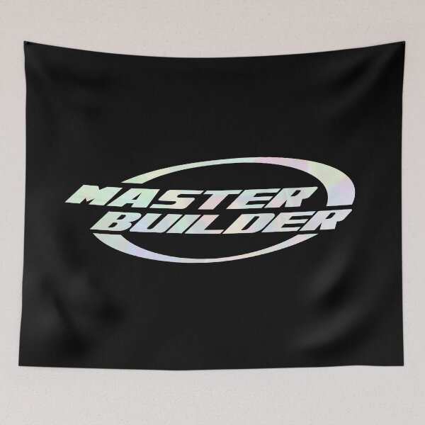Item preview, Master Builder | the master builders | holographic typography designed and sold by Leo-Stride.