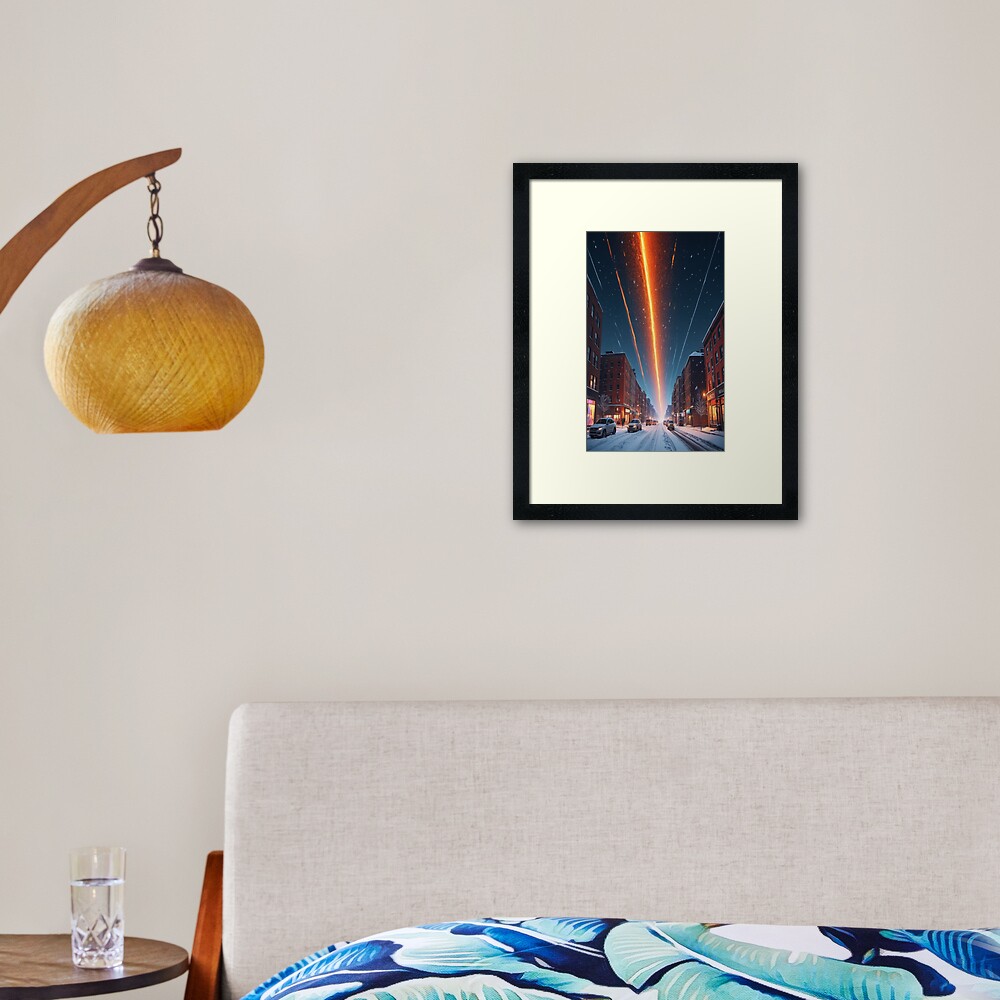 Item preview, Framed Art Print designed and sold by eXtraHumans.
