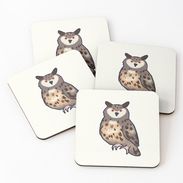 Item preview, great horned owl illustration  designed and sold by Mayarart.