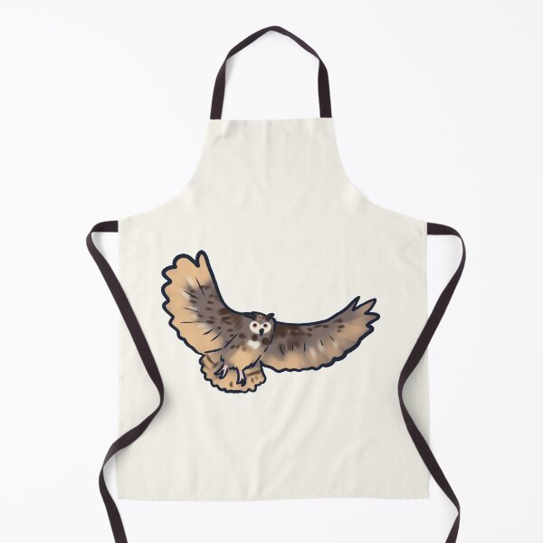 Item preview, great horned owl flying designed and sold by Mayarart.