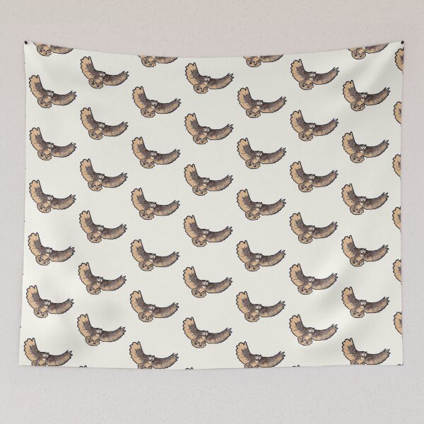 Item preview, great horned owl flying  designed and sold by Mayarart.