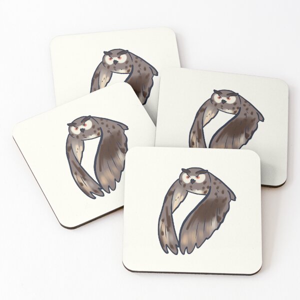 Item preview, Cute great horned owl flying  designed and sold by Mayarart.