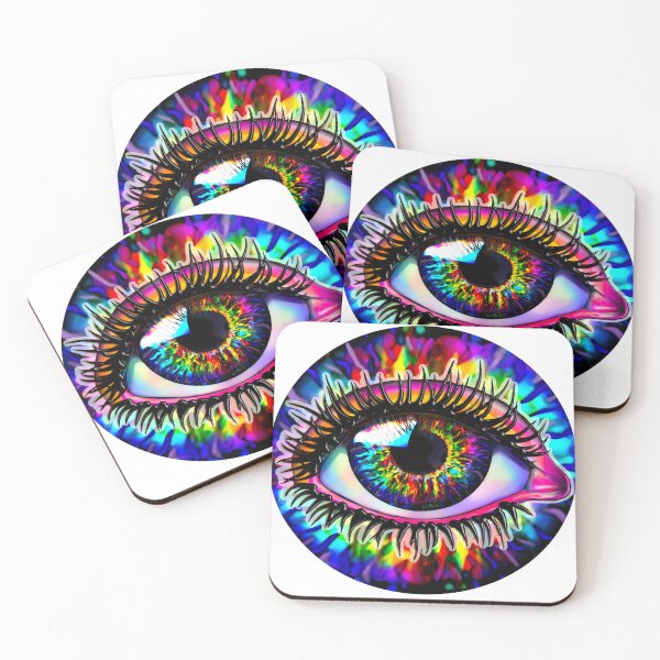 Item preview, round rainbow eye  designed and sold by artist101.