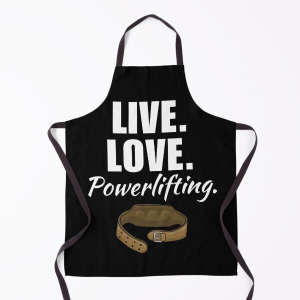 Item preview, Live, love, powerlifting. Funny powerlifter or strongman strength training quote or saying designed and sold by NBSStore.