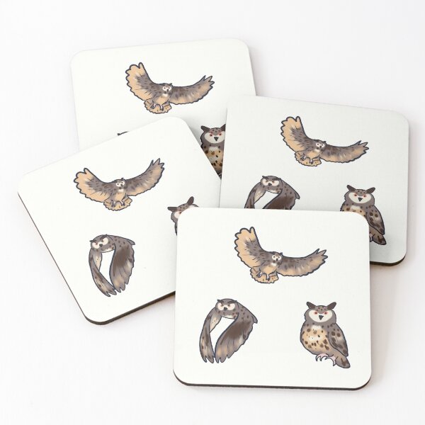 Item preview, great horned owl pack  designed and sold by Mayarart.