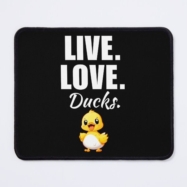 Item preview, Live, love, ducks. Funny duck lady or dad owner quote saying humor designed and sold by NBSStore.