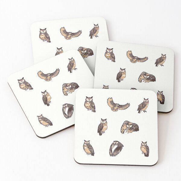 Item preview, great horned owl pack  designed and sold by Mayarart.