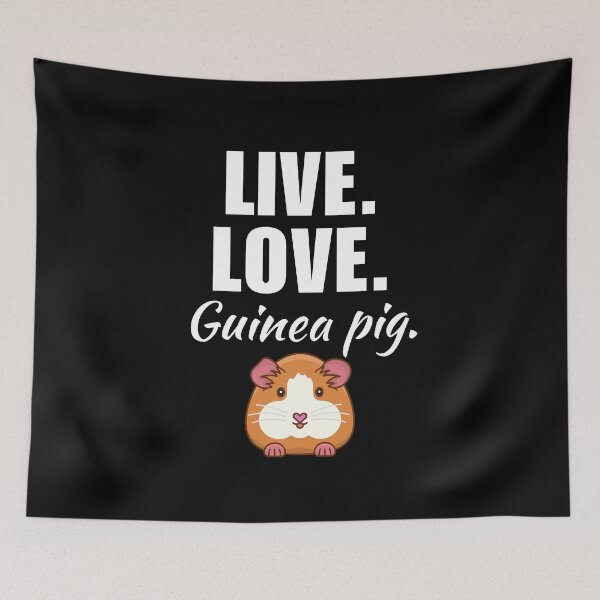 Item preview, Live, love, guinea pigs. Funny guinea pig whisperer or lovers saying quotes designed and sold by NBSStore.
