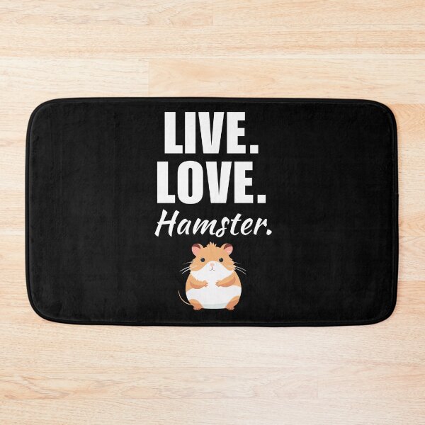 Item preview, Live, love, hamster. Funny hamster mom saying or quote for hamster dad designed and sold by NBSStore.