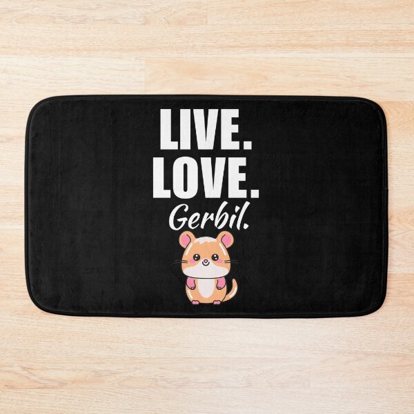 Item preview, Live, love, gerbil. Gerbil mom or dad quote or saying for those who love this cute pet designed and sold by NBSStore.